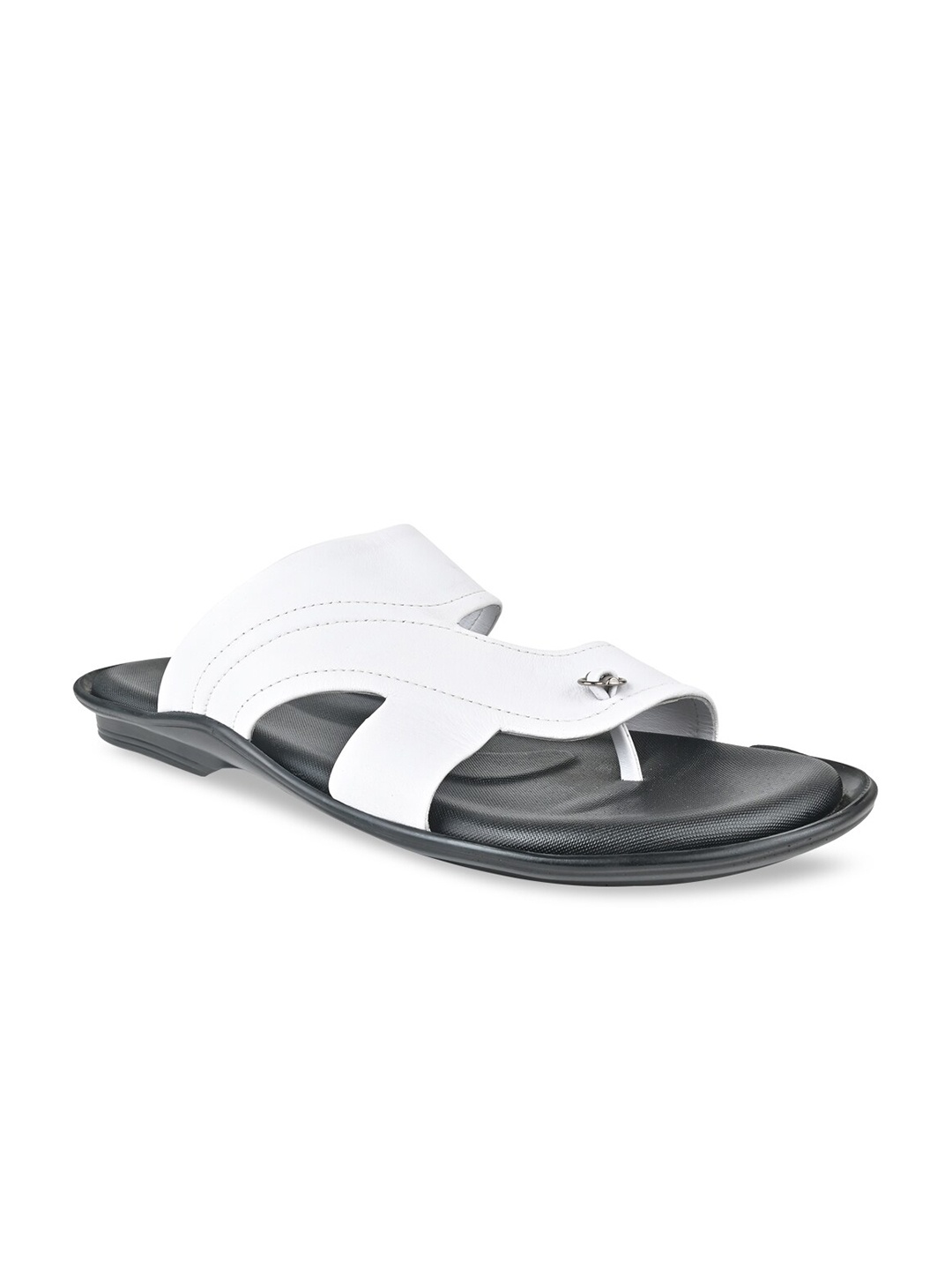 

Regal Men Leather Comfort Sandals, White