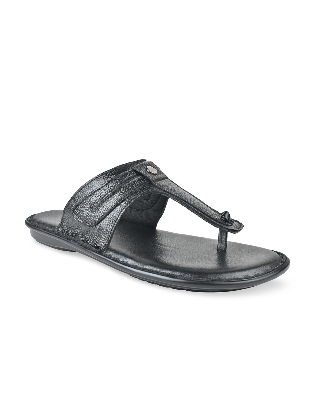 

Regal Men Open Toe Leather Comfort Sandals, Black