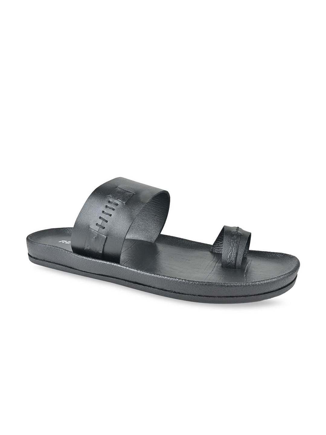 

Regal Men One Toe Leather Comfort Sandals, Black