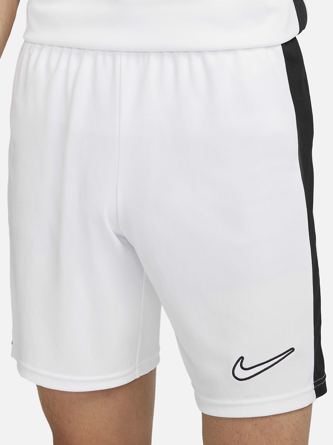 

Nike Men Striped Slim Fit Sports Shorts, White