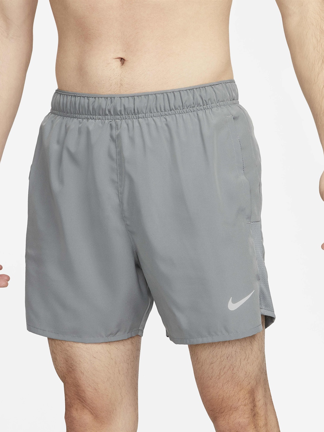 

Nike Men Dri-FIT Challenger Brief-Lined Versatile Shorts, Grey