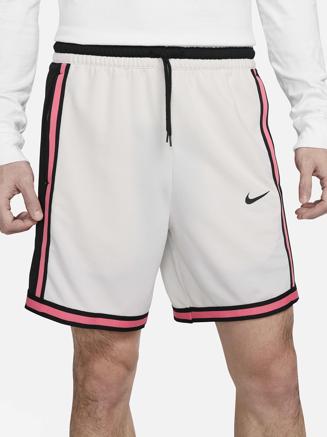 

Nike Men Dri-FIT DNA Logo Printed Basketball Shorts, Grey