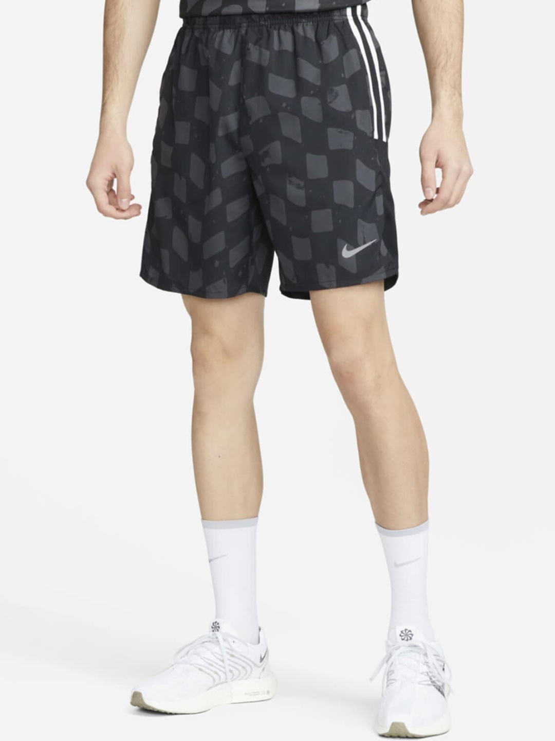 

Nike Men Dri-FIT Challenger Unlined Running Shorts, Black