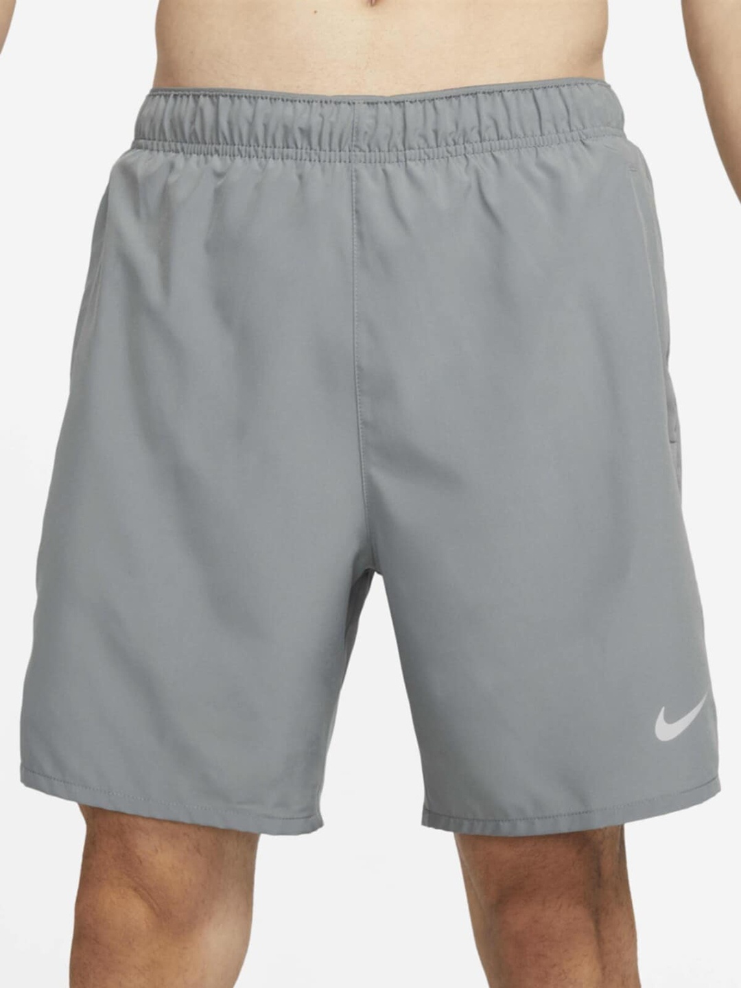 

Nike Men Dri-FIT Challenger Brief-Lined Versatile Shorts, Grey