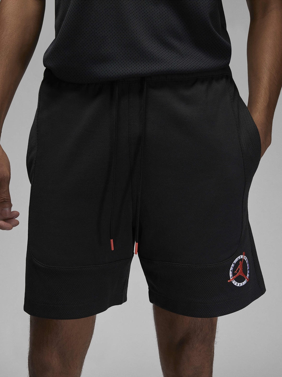 

Nike Men Jordan Flight MVP Cotton Mesh Sports Shorts, Black