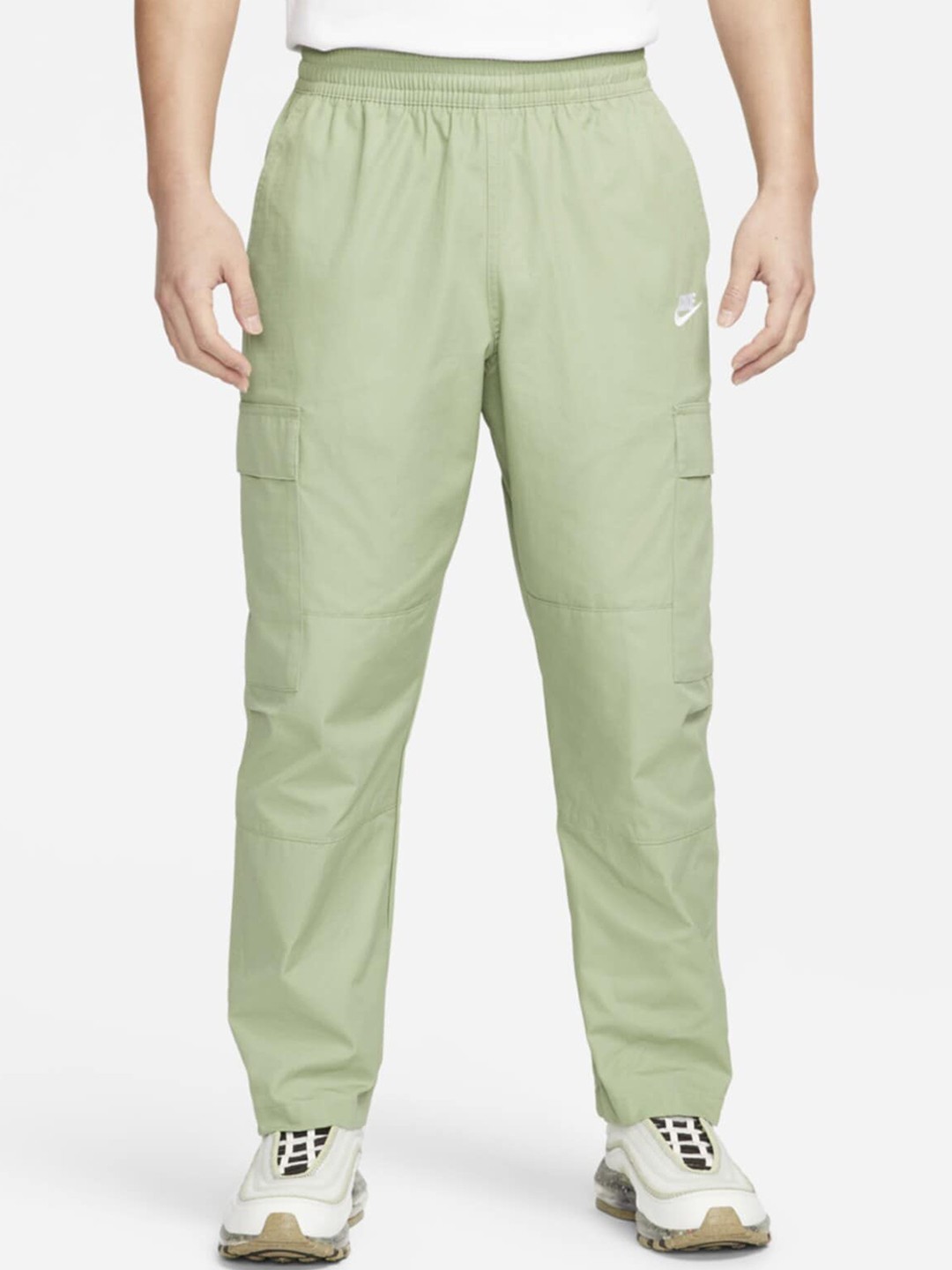 

Nike Men Green Club Trackpants