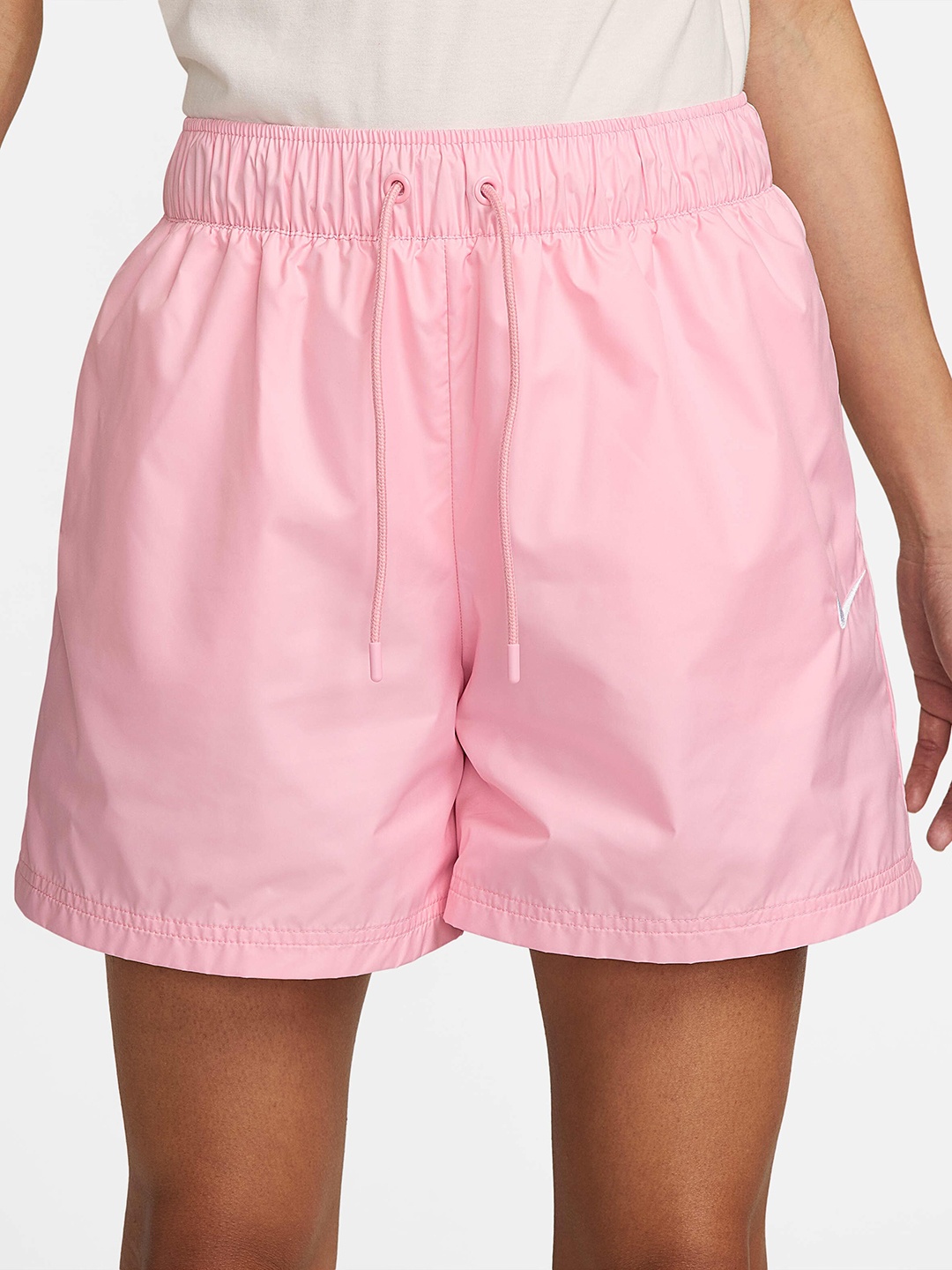 

Nike Women Sportswear Essentials Repel Mid-Rise Shorts, Pink