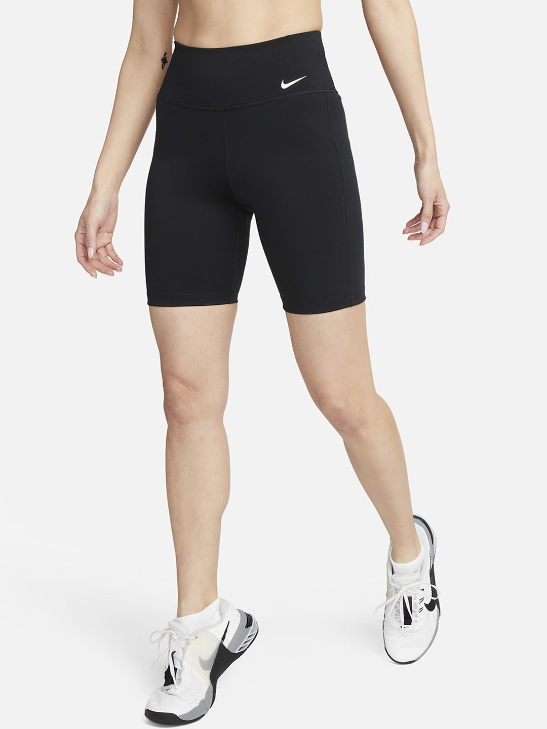 

Nike Women One Leak Protection Mid-Rise Period Biker Shorts, Black