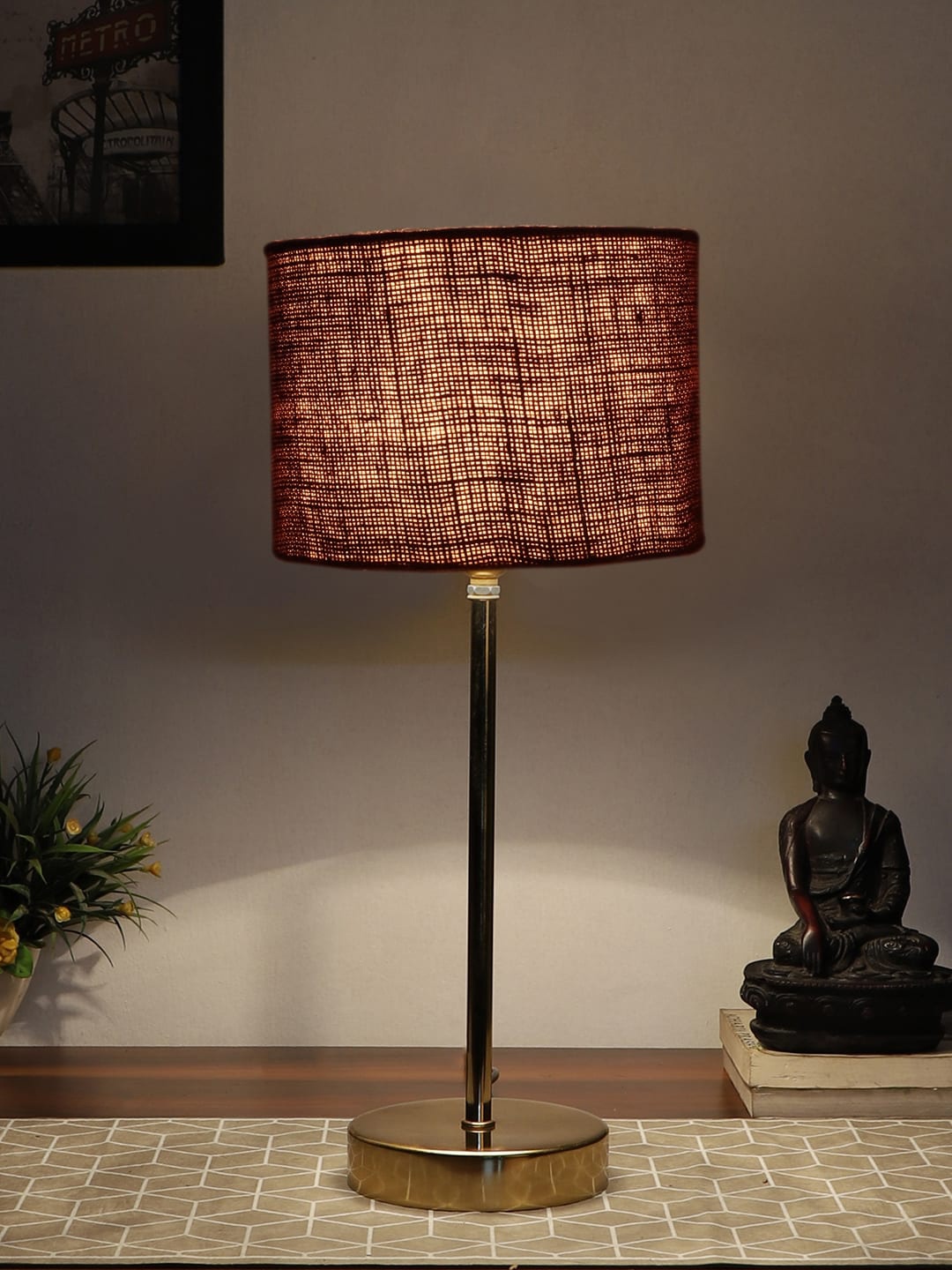 

Devansh Brown Jute Shade Table Lamp