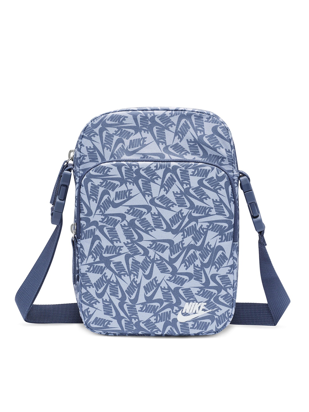 

Nike Heritage Printed Cross-Body Sling Bag- 4L, Blue