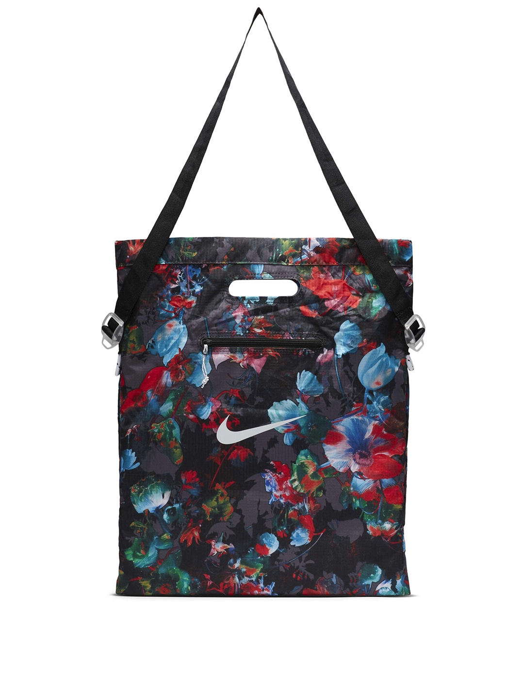 

Nike Floral Printed Stash Tote (13L), Black