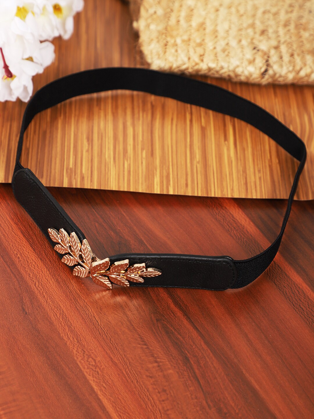 

DressBerry Women Black Stretchable Belt