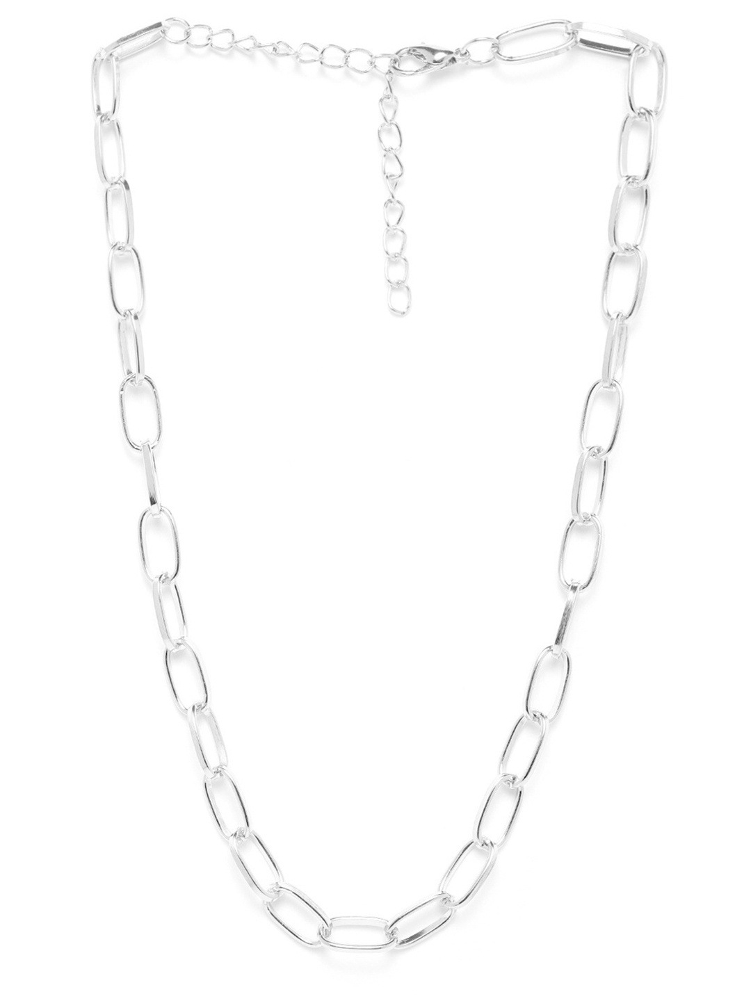 

DressBerry Silver-Plated Link Necklace