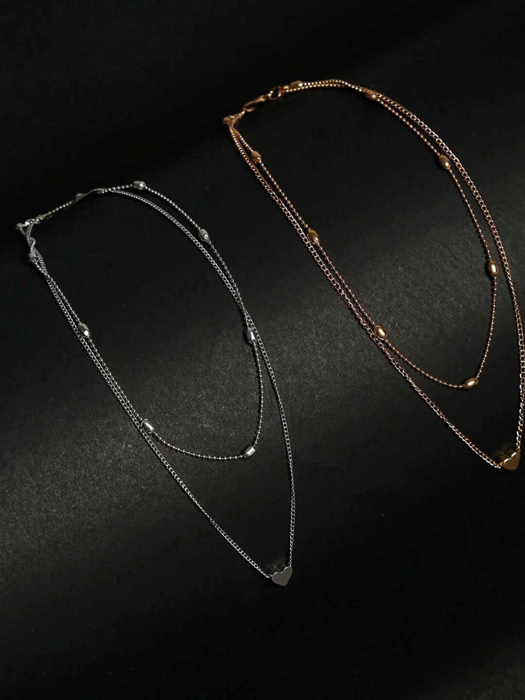 

DressBerry Set Of 2 Gold-Plated Chain