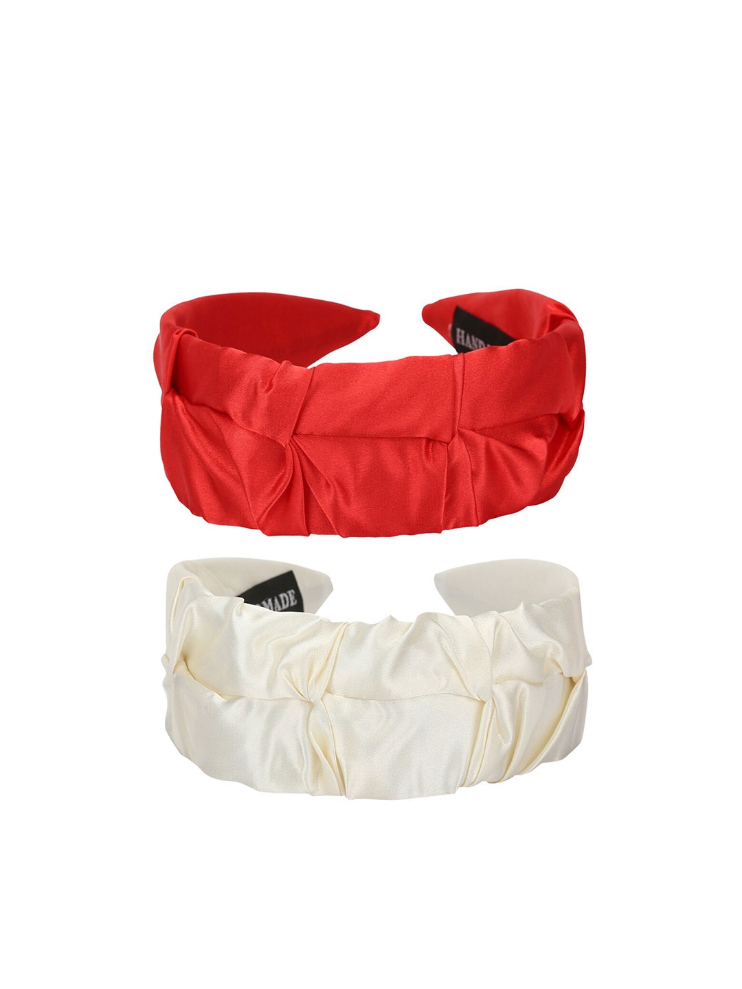 

DressBerry Red & Cream-Coloured Set of 2 Hairband