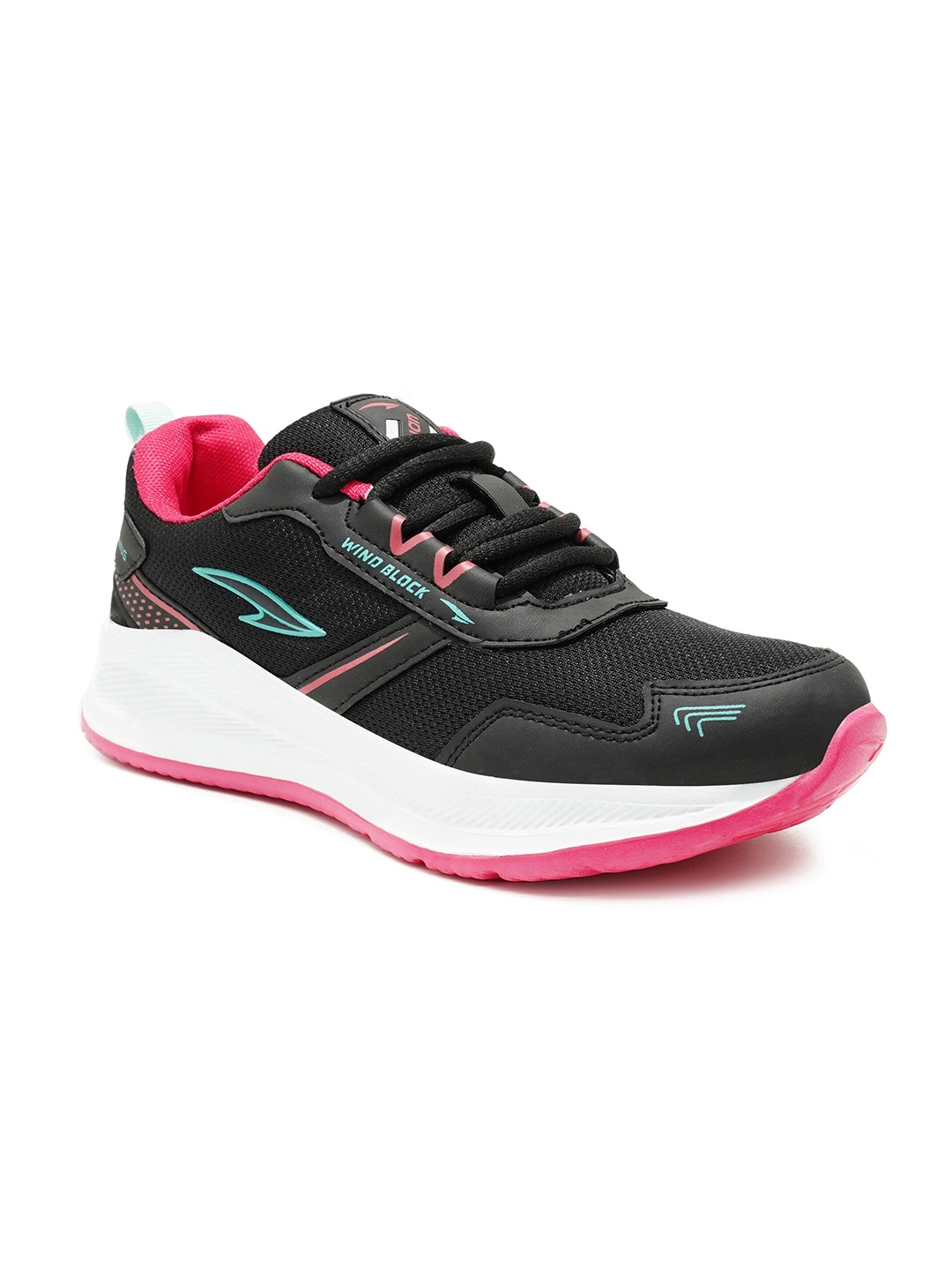 

ASIAN Women Memory Foam Technology Running Shoes, Black