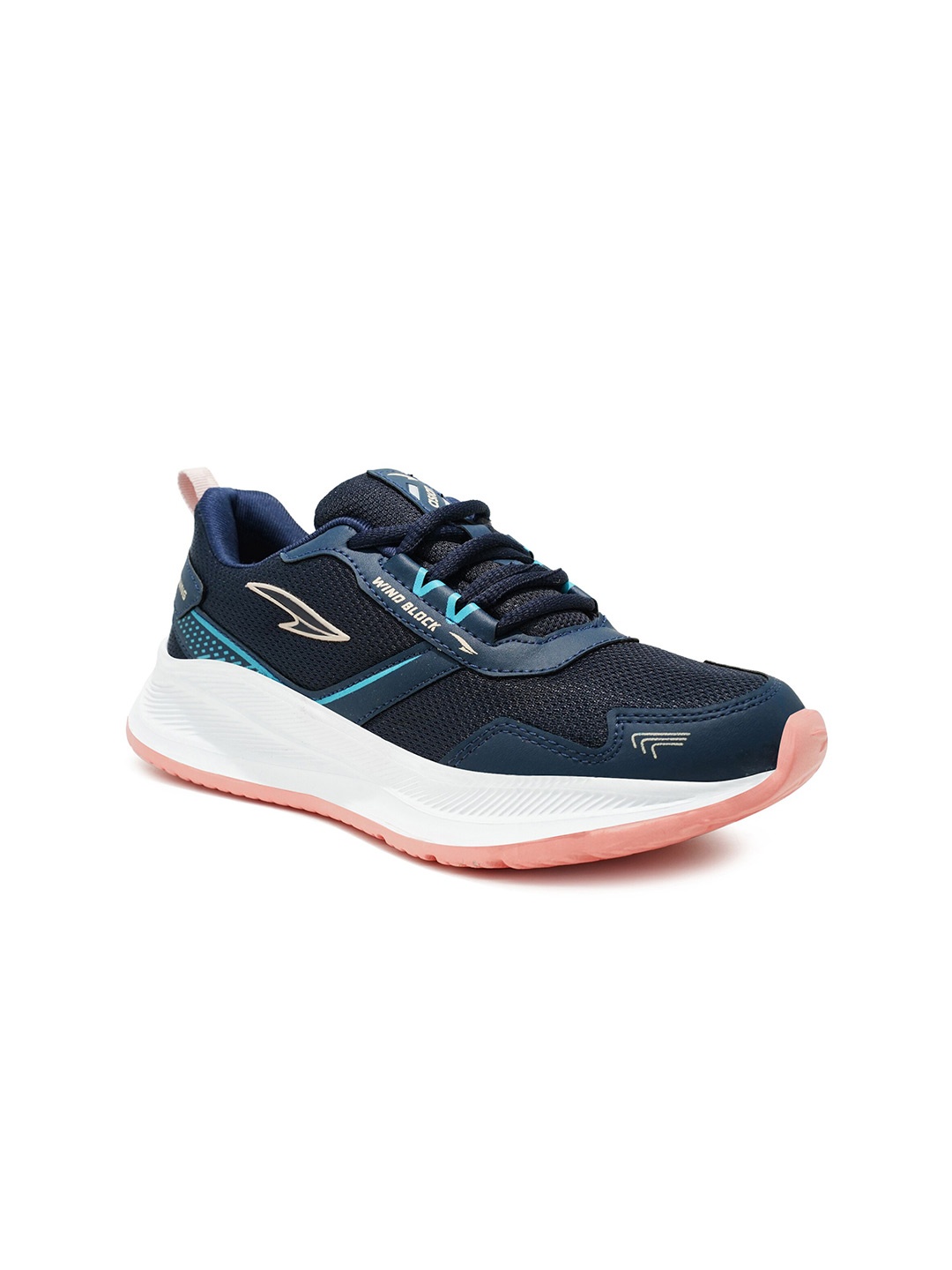 

ASIAN Women Non-Marking Memory Foam Technology Running Shoes, Navy blue