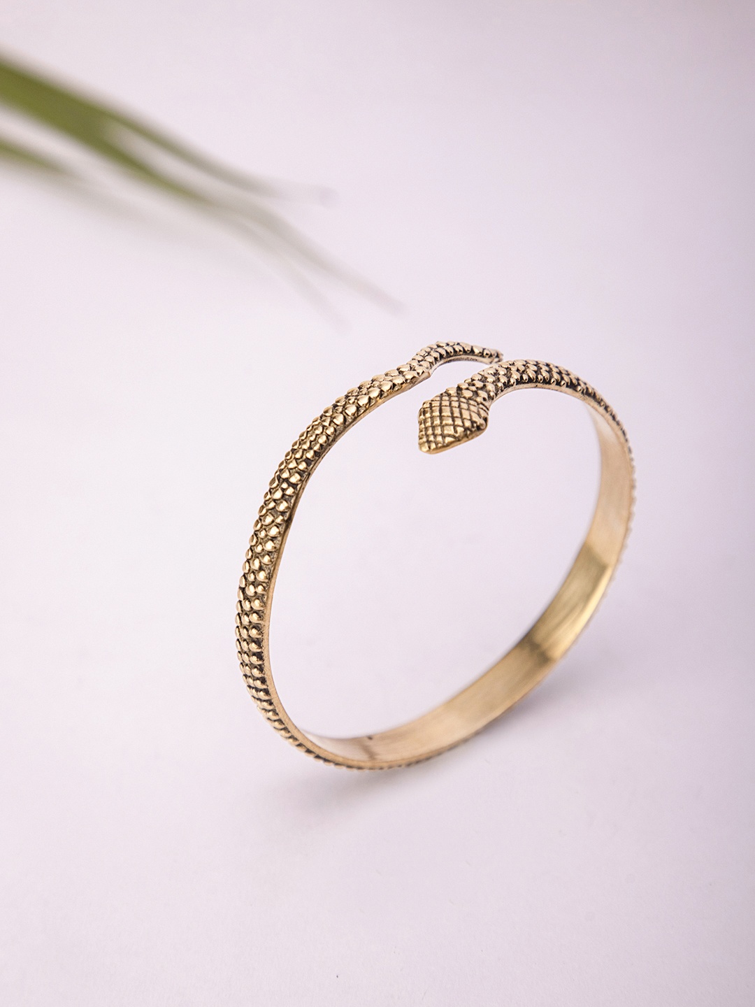 

Studio One Love Brass-Plated Bangle-Style Bracelet, Gold