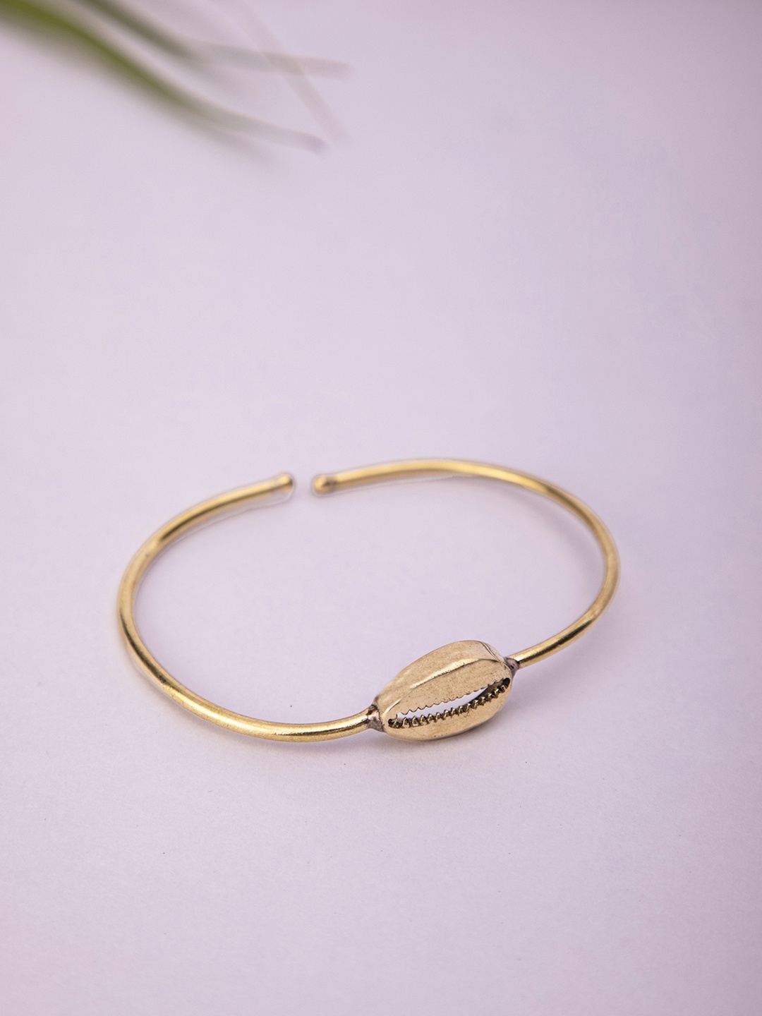 

Studio One Love Brass-Plated Bangle-Style Bracelet, Gold