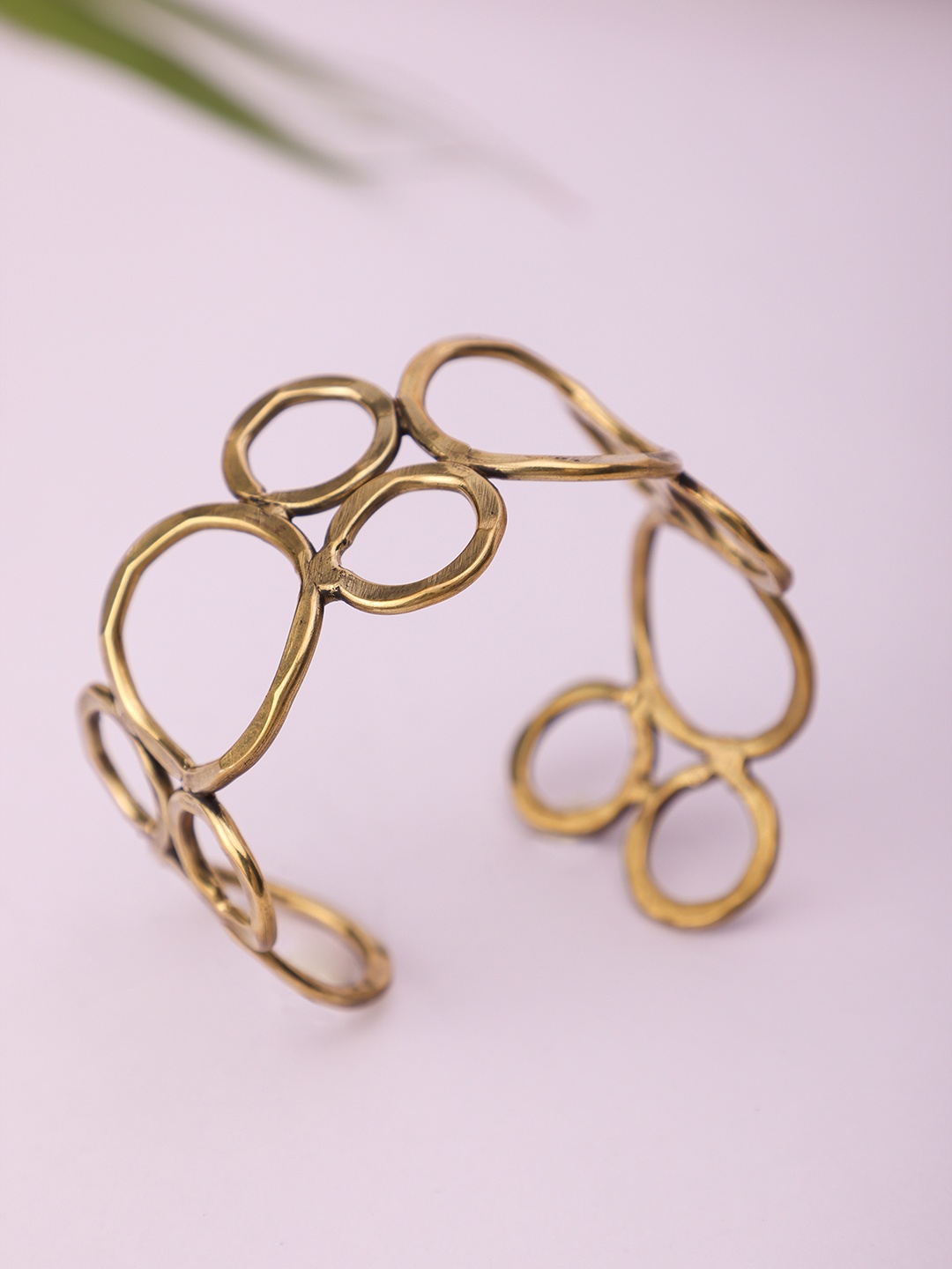 

Studio One Love Brass-Plated Bangle-Style Bracelet, Gold