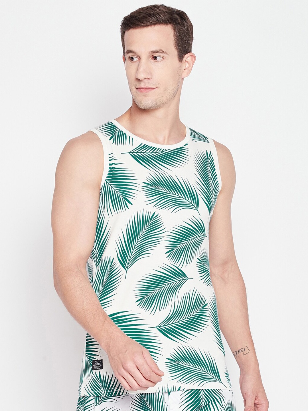 

Skidlers Tropical Printed Sleeveless Cotton Lounge T-Shirt, Assorted