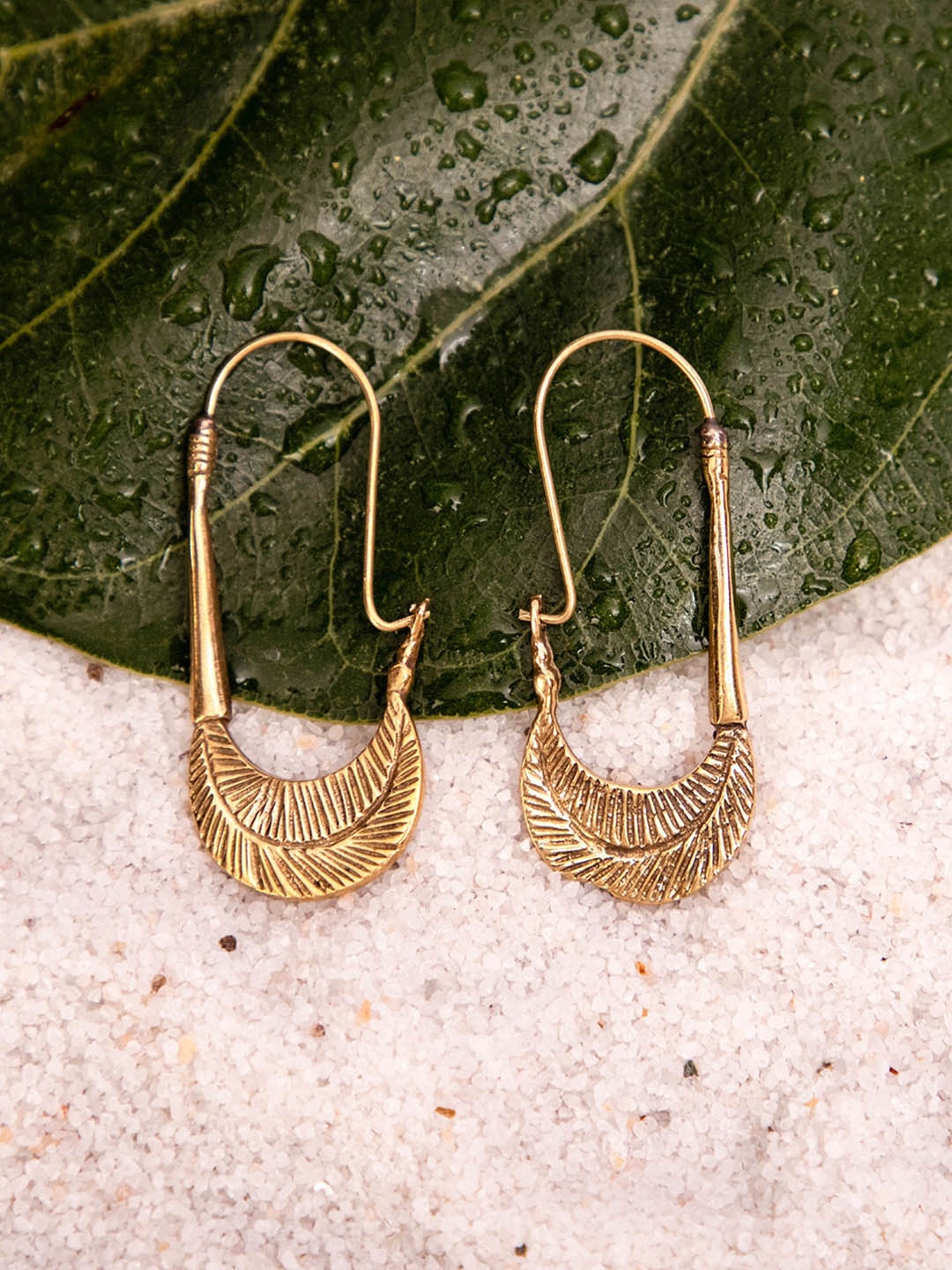 

Studio One Love Gold-Plated Contemporary Hoop Earrings