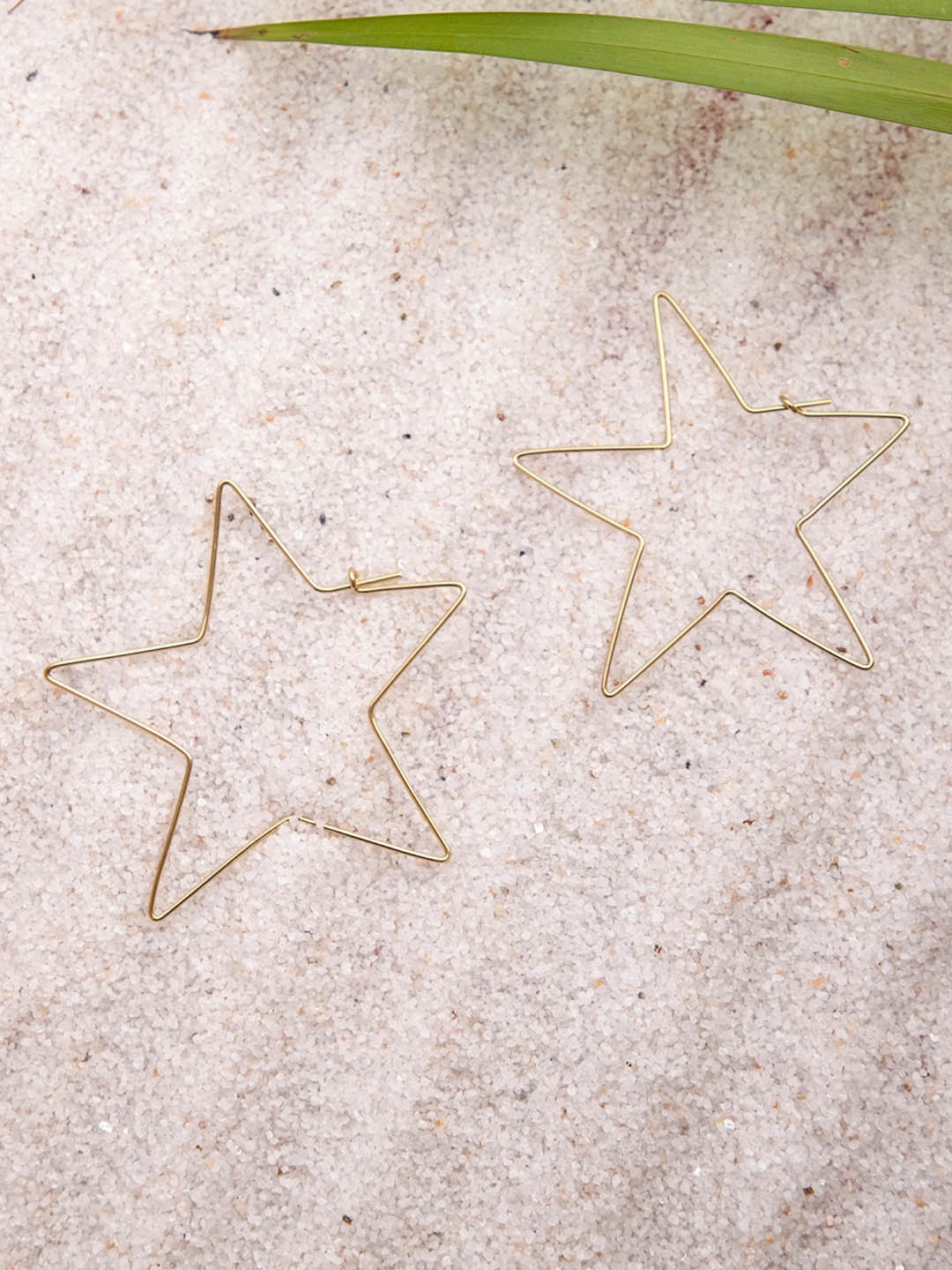 

Studio One Love Star Shaped Drop Earrings, Gold