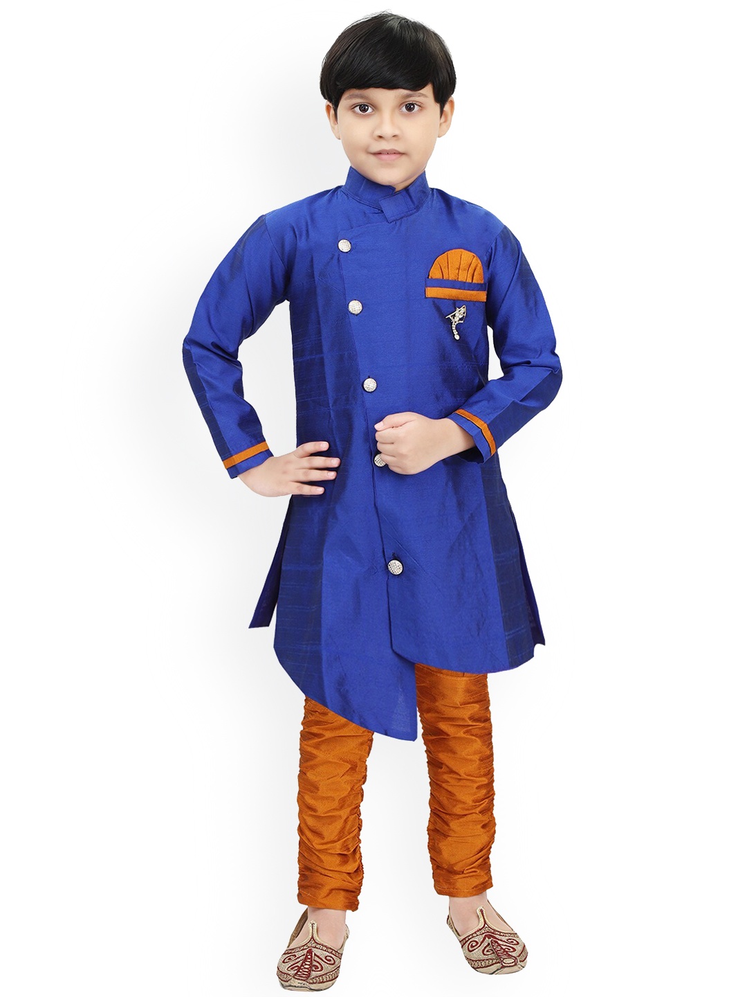 

BAESD Boys Regular Kurta with Churidar, Blue