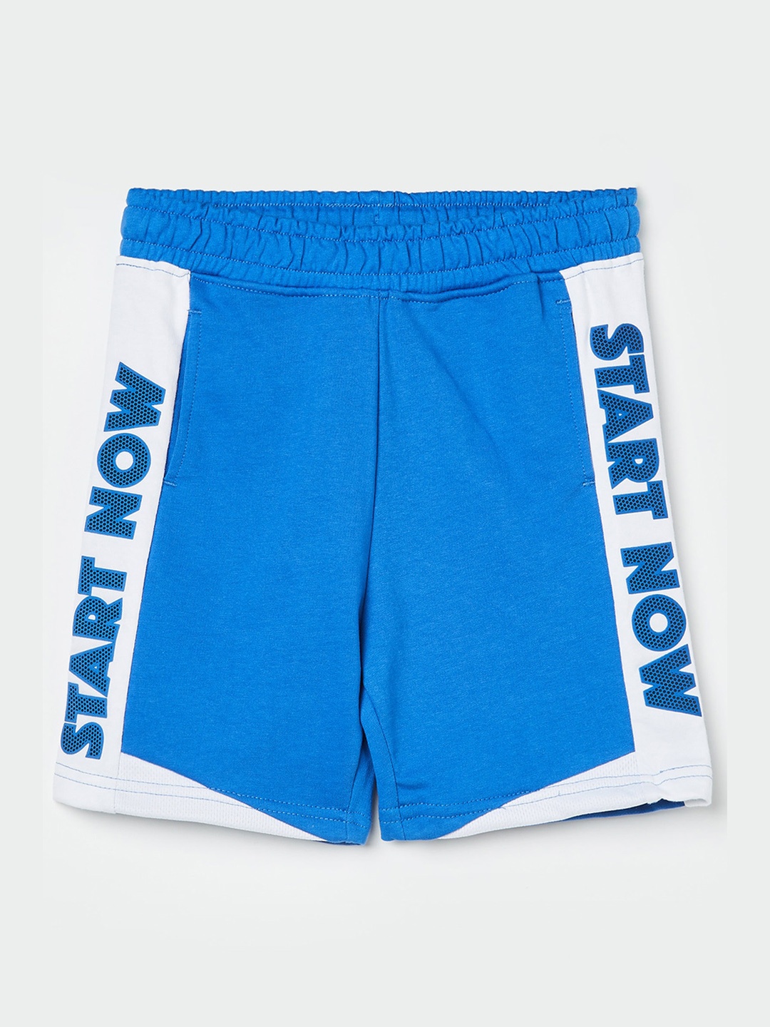 

Fame Forever by Lifestyle Boys Mid Rise Typography Printed Shorts, Blue