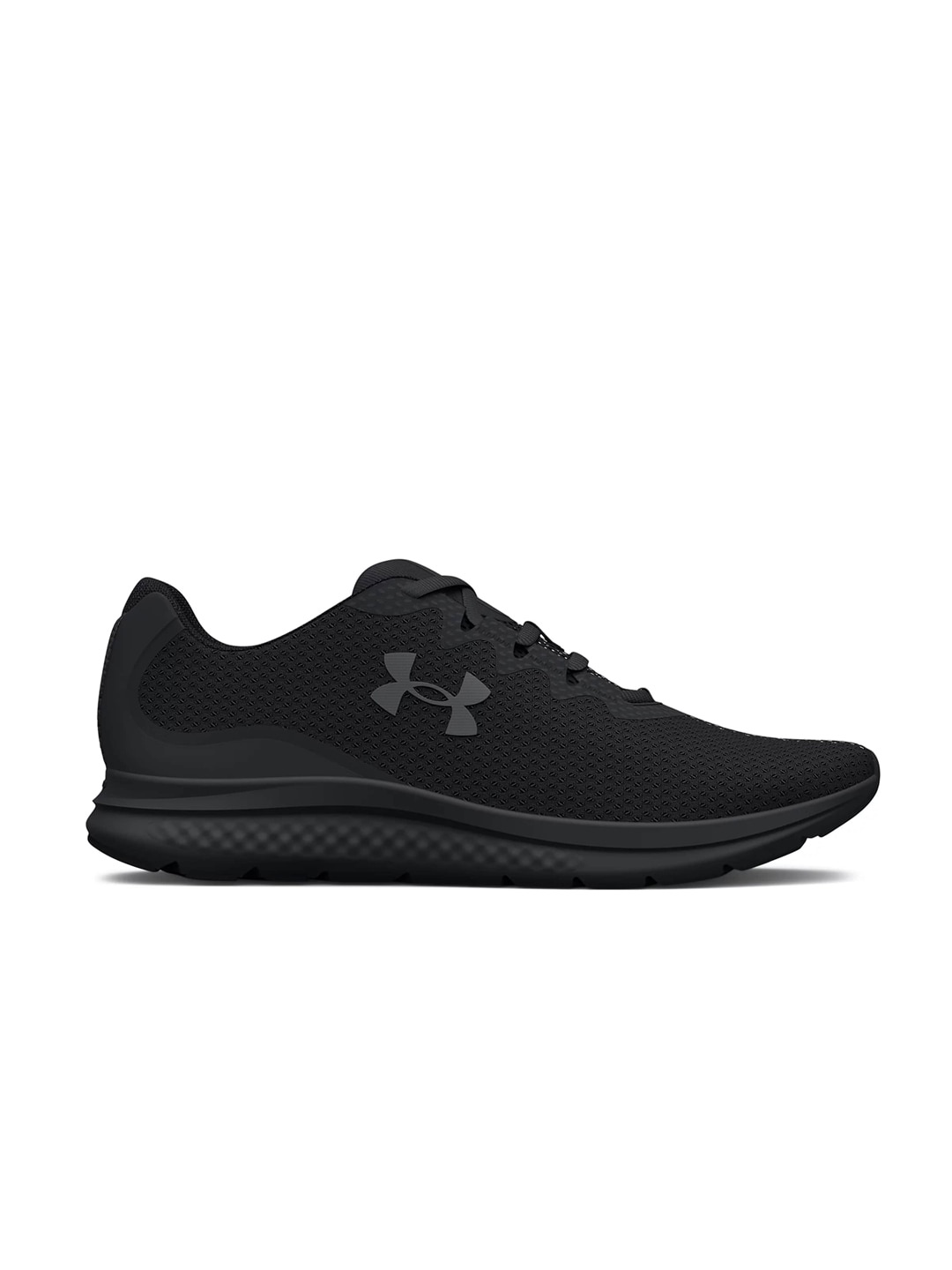 

UNDER ARMOUR Men Woven Design Charged Impulse 3 Running Shoes, Black