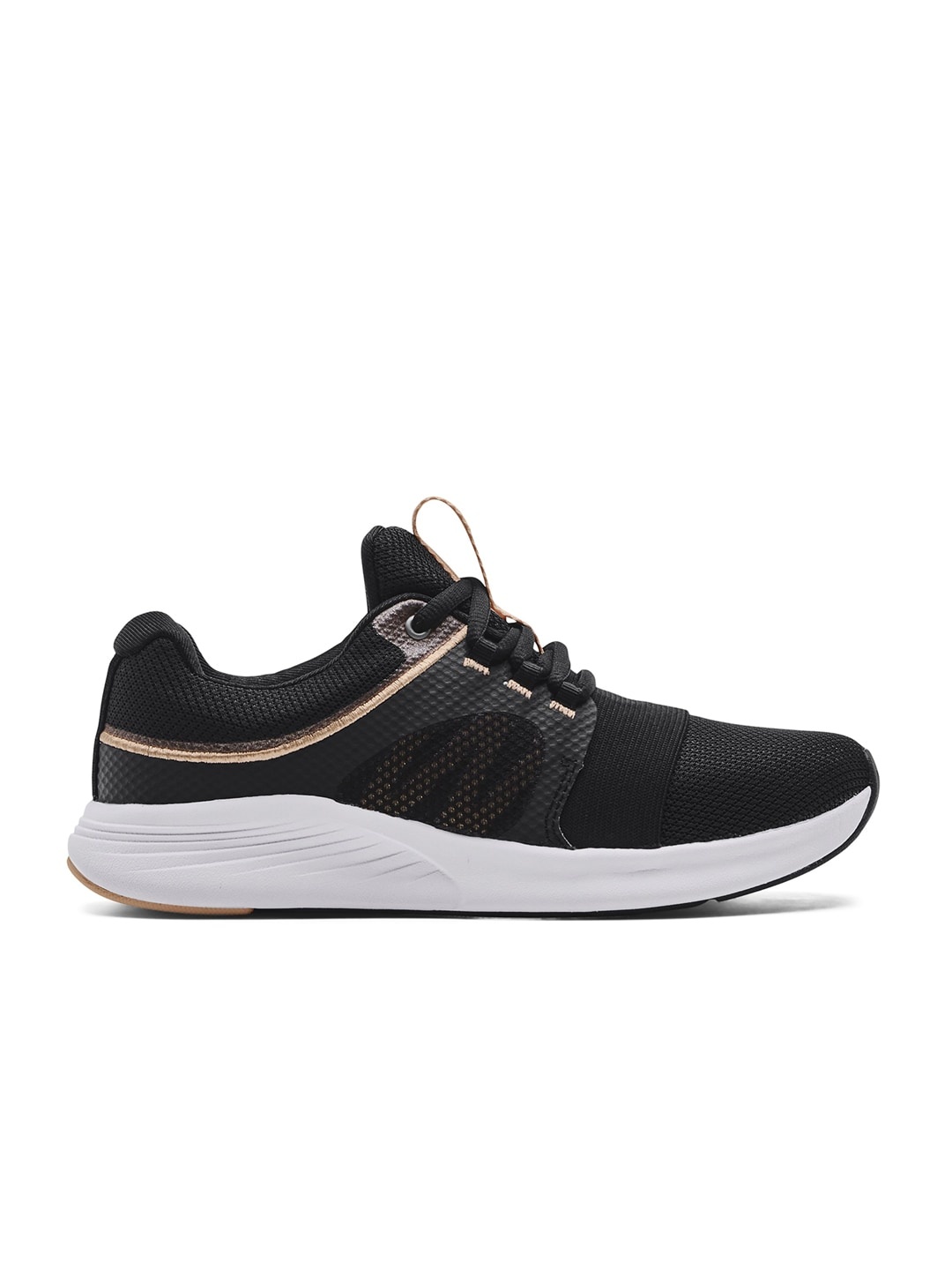 

UNDER ARMOUR Women Woven Design Charged Breathe Bliss Running Shoes, Black