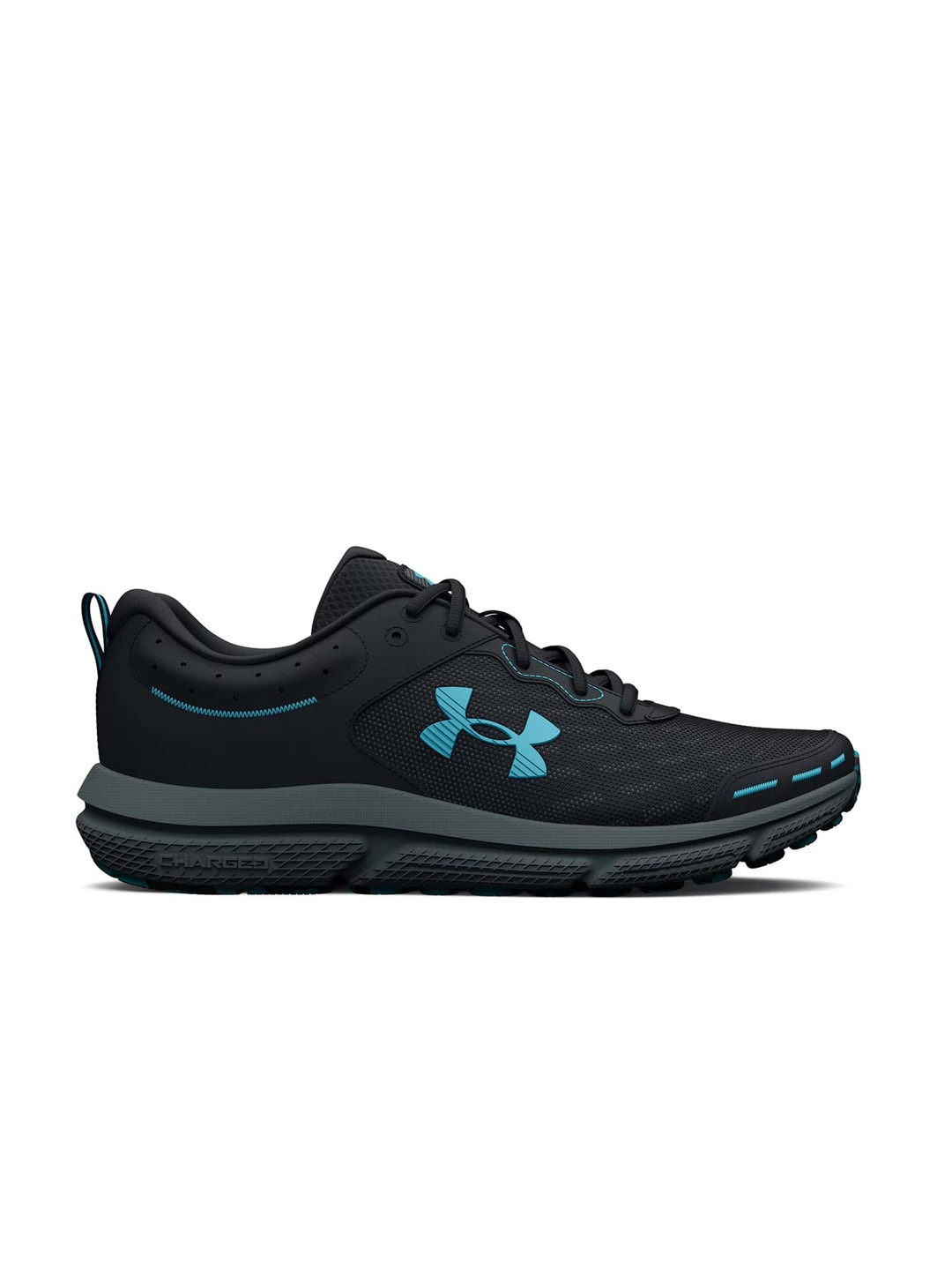 

UNDER ARMOUR Men Woven Design Charged Assert 10 Running Shoes, Black
