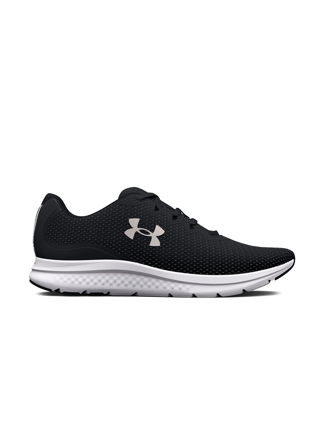 

UNDER ARMOUR Men Woven Design Charged Impulse 3 Running Shoes, Black