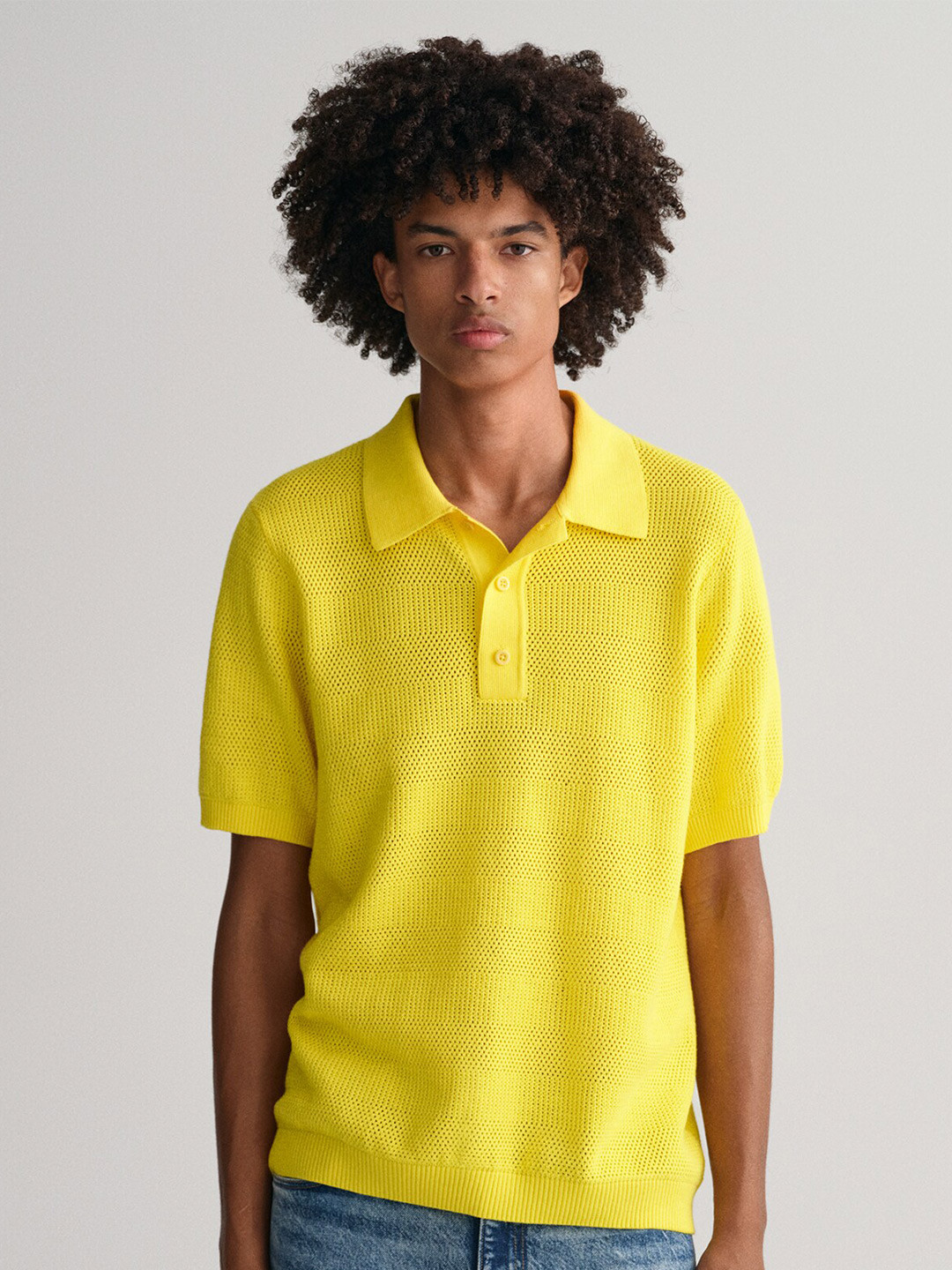 

GANT olo Collar Short Sleeves Relaxed Fit Cotton T-shirt, Yellow