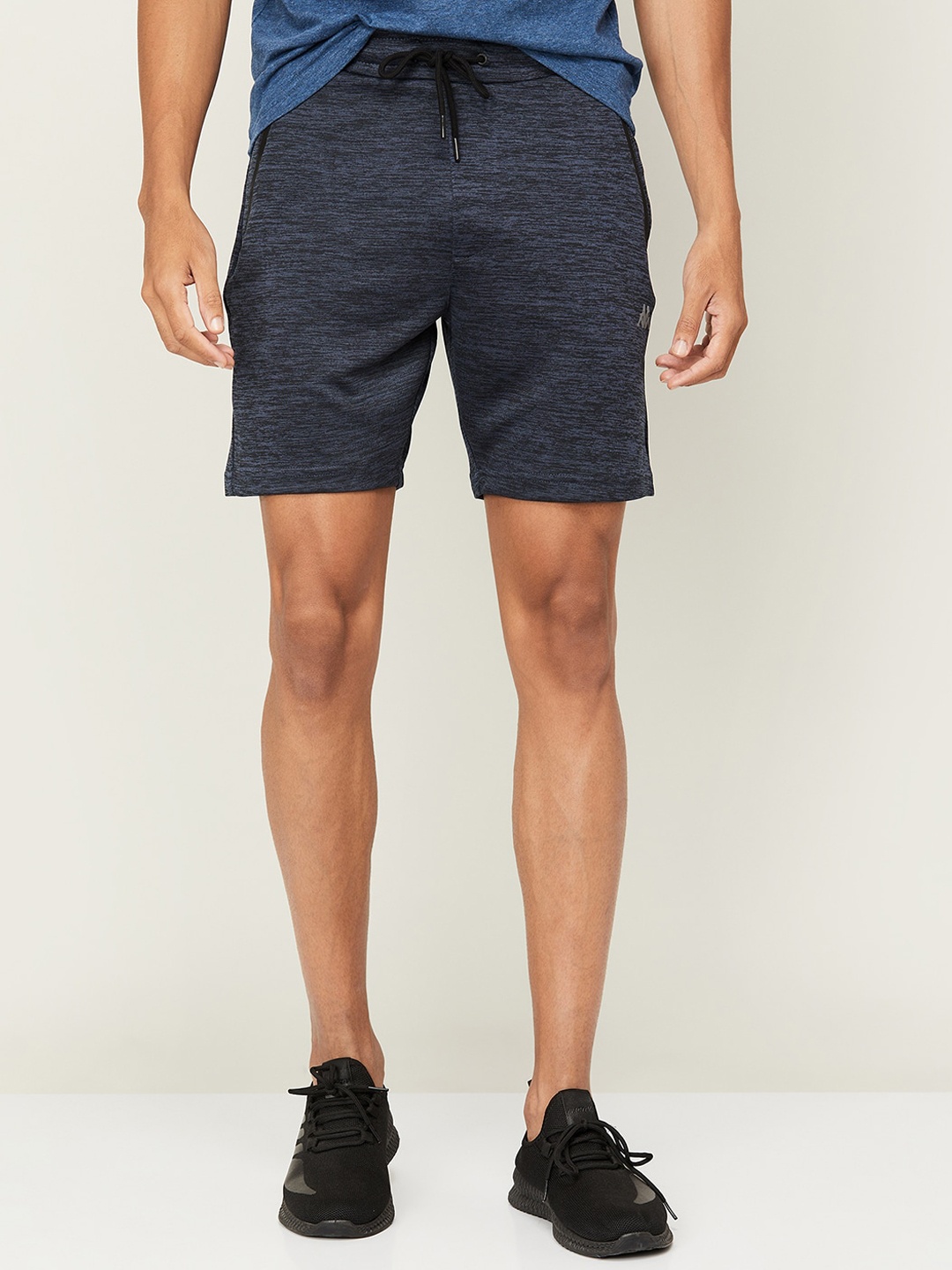 

Kappa Men Mid-Rise Sports Shorts, Blue