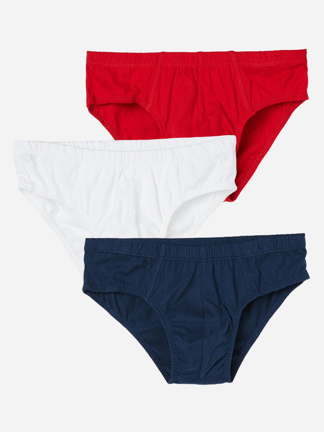 

Fame Forever by Lifestyle Boys Pack Of 3 Pure Cotton Basic Briefs, White