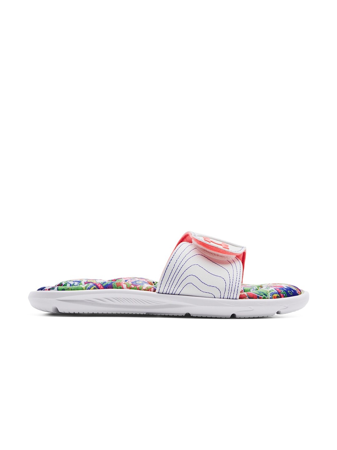 

UNDER ARMOUR Women Printed Sliders With Perforations, Multi