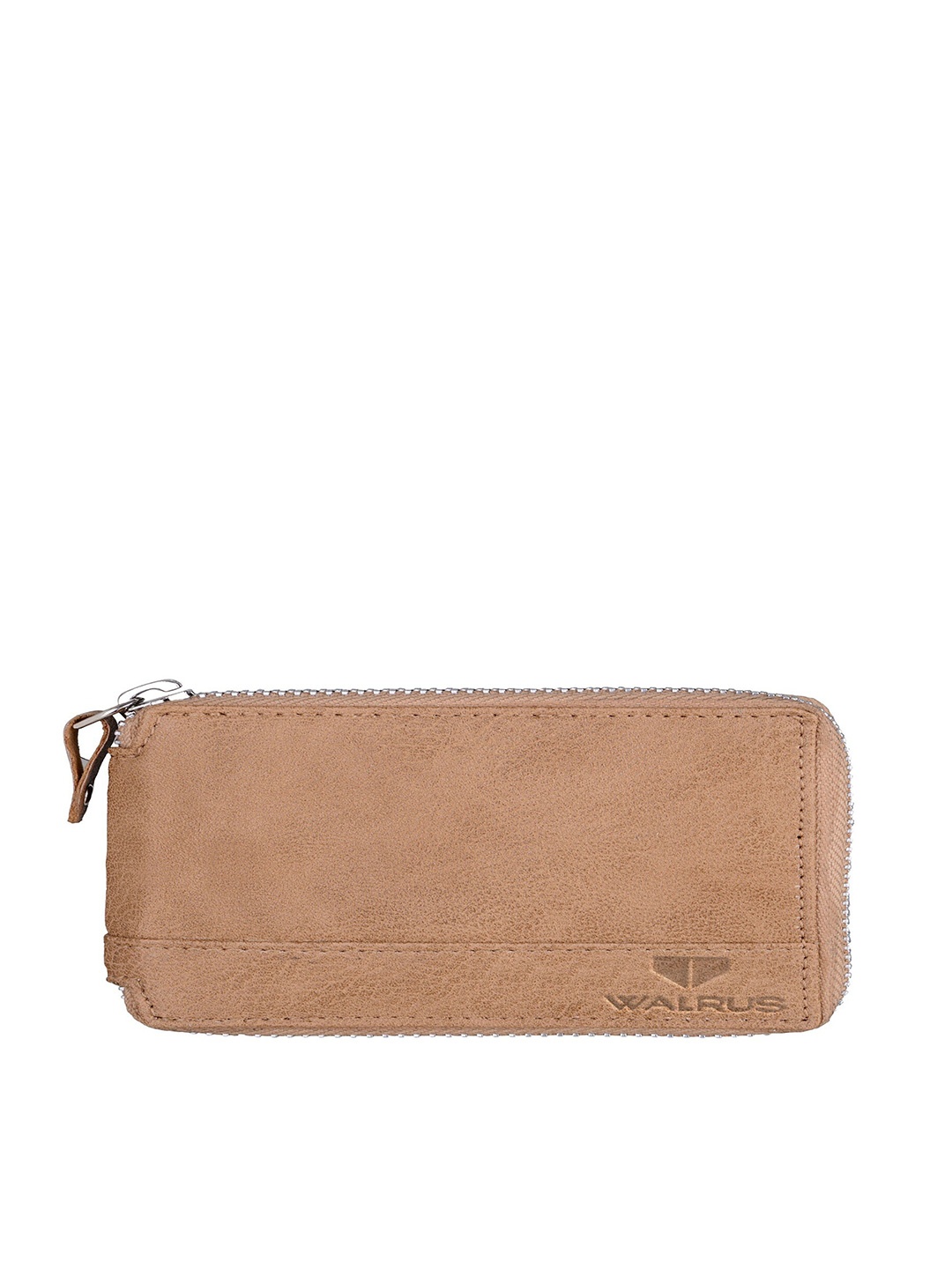 

Walrus Textured Zip Around Wallet With SIM Card Holder, Beige