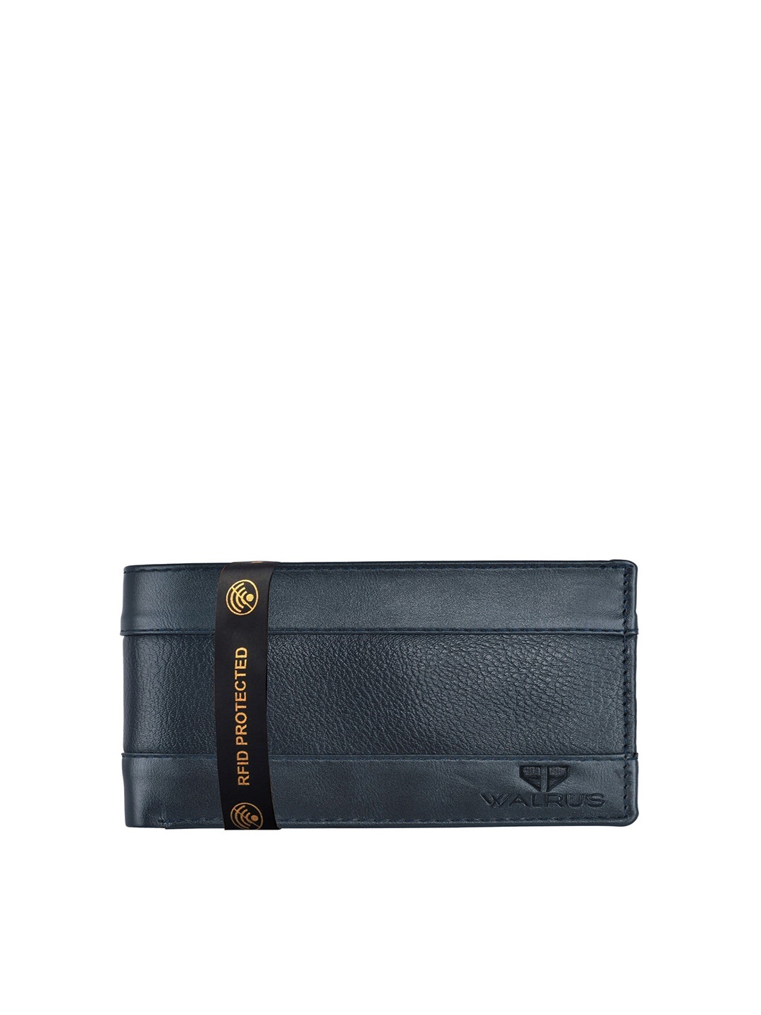 

Walrus Men Two Fold Wallet With SIM Card Holder, Blue