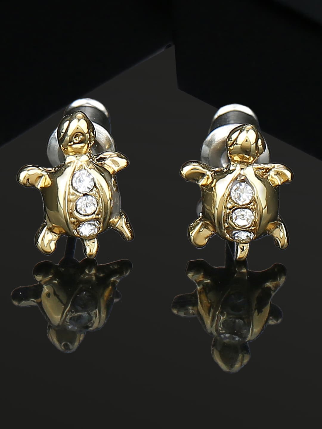 

Estele Gold-Plated Animal Shaped Studs Earrings