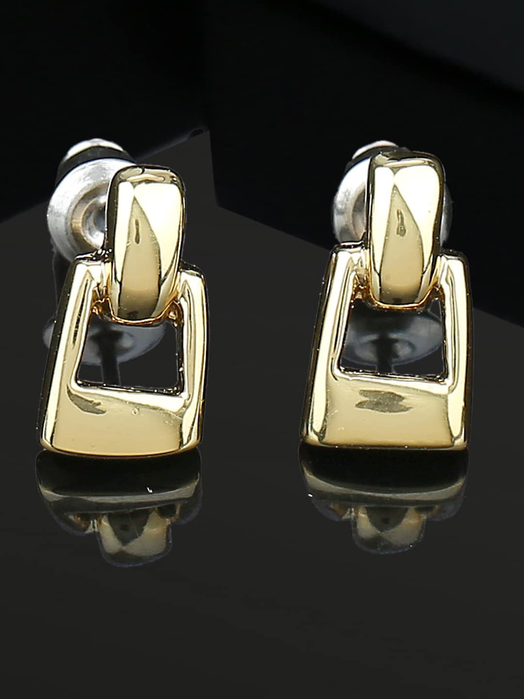 

Estele Gold-Plated Square Studs Earrings