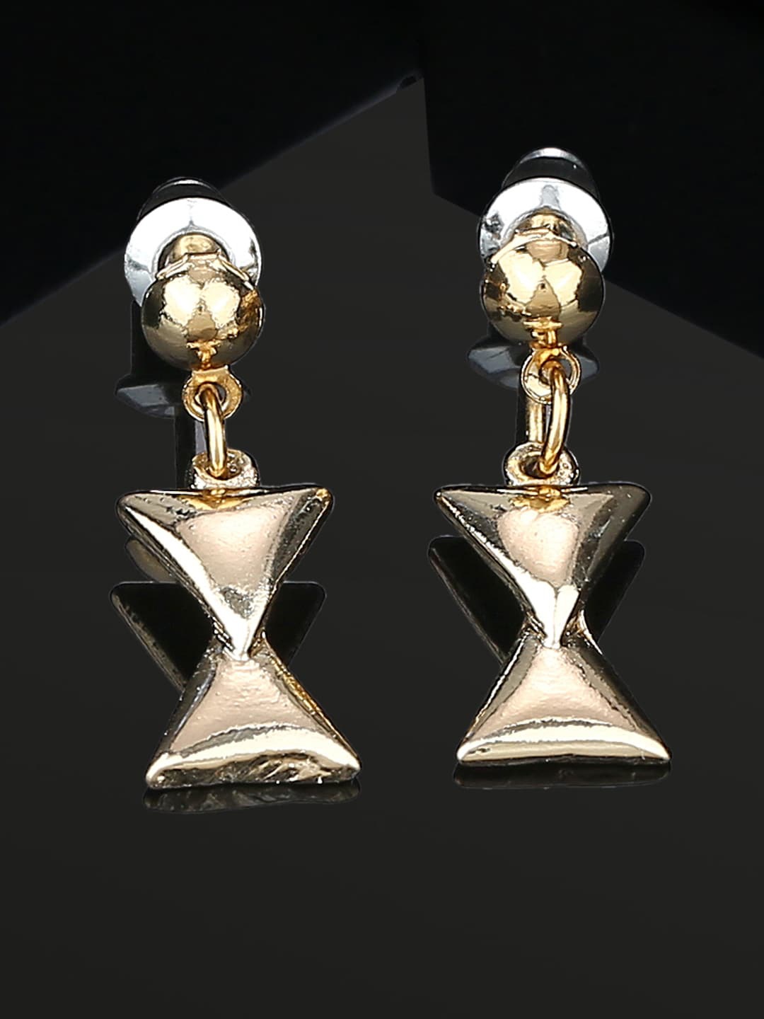 

Estele Gold-Plated Geometric Drop Earrings