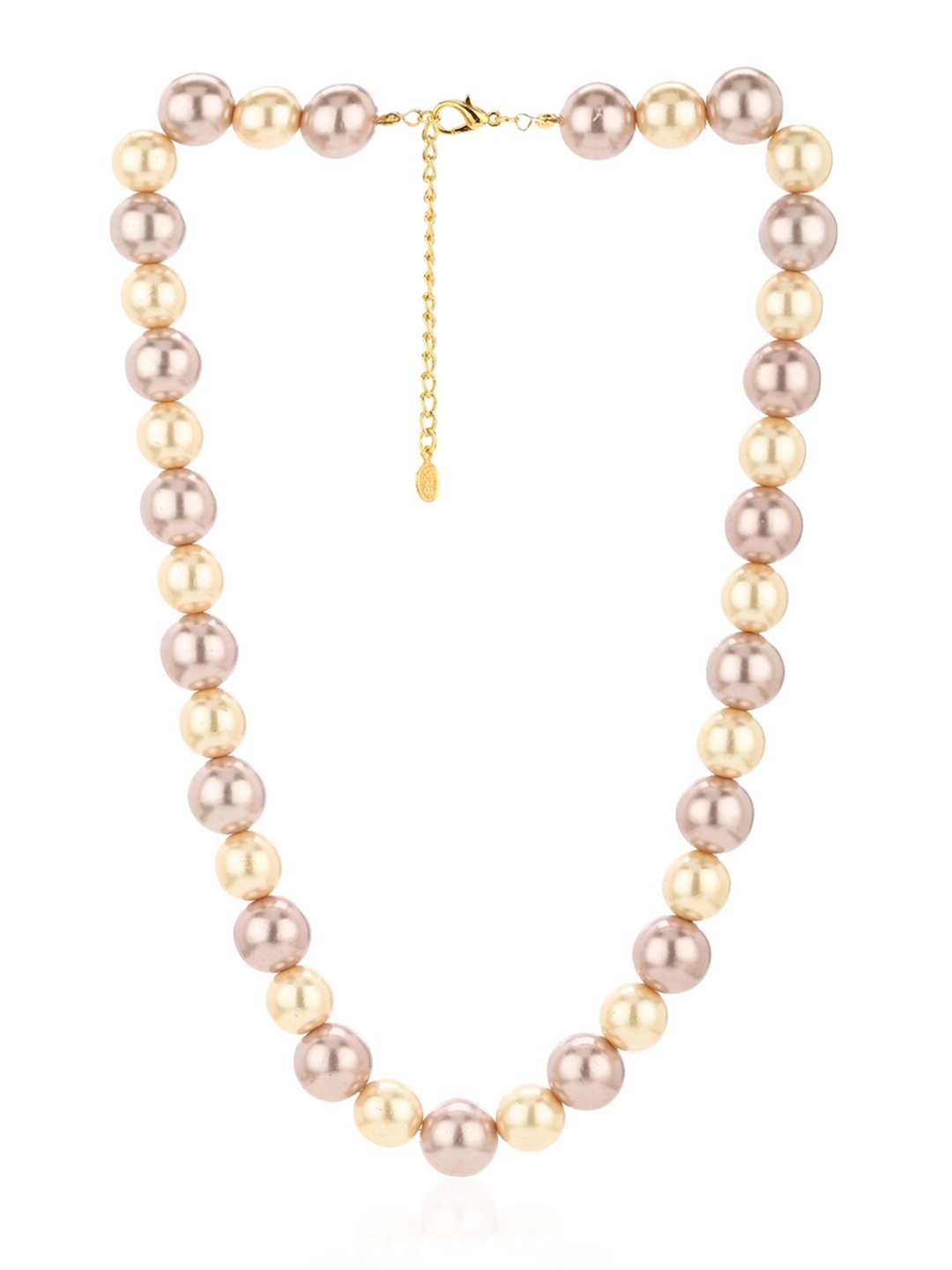 

Estele Gold-Plated Stone Studded Necklace