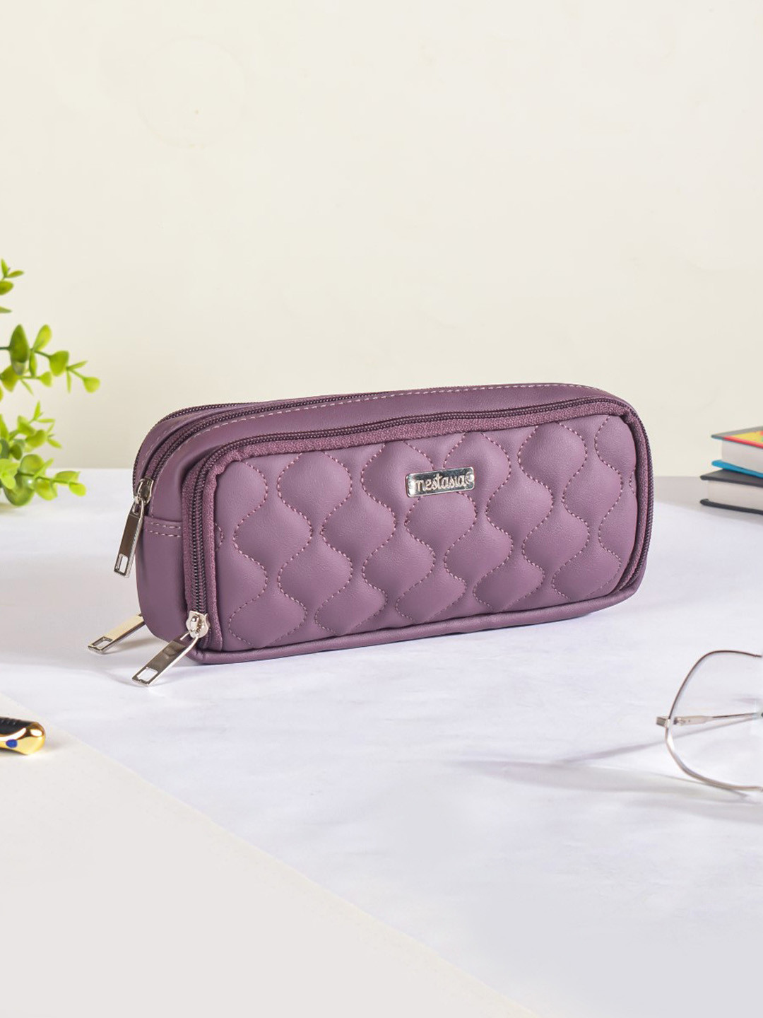 

Nestasia Purple Self-Design Multi Purpose Organisers