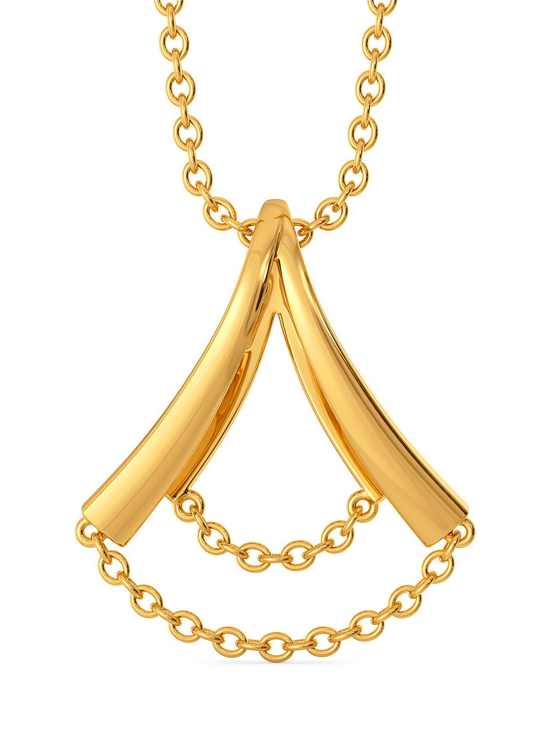 

MELORRA Biker's Pride 18KT Gold Pendant-2.21gm