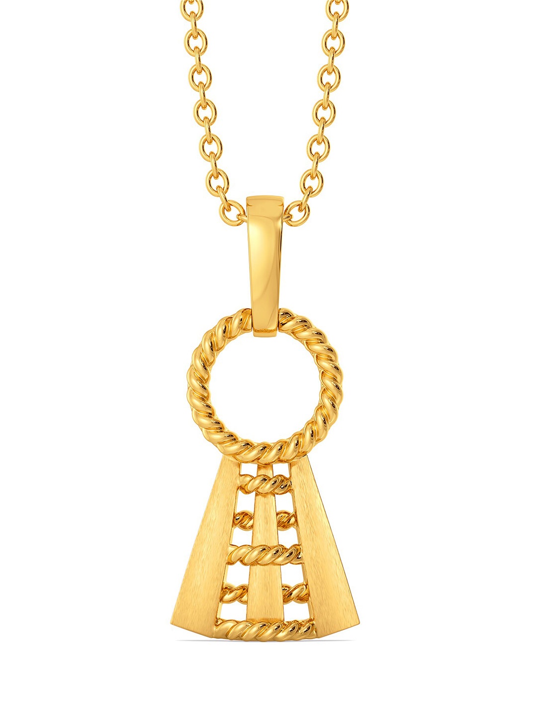 

MELORRA Practically Entwined 18KT Gold Pendant-2.64gm