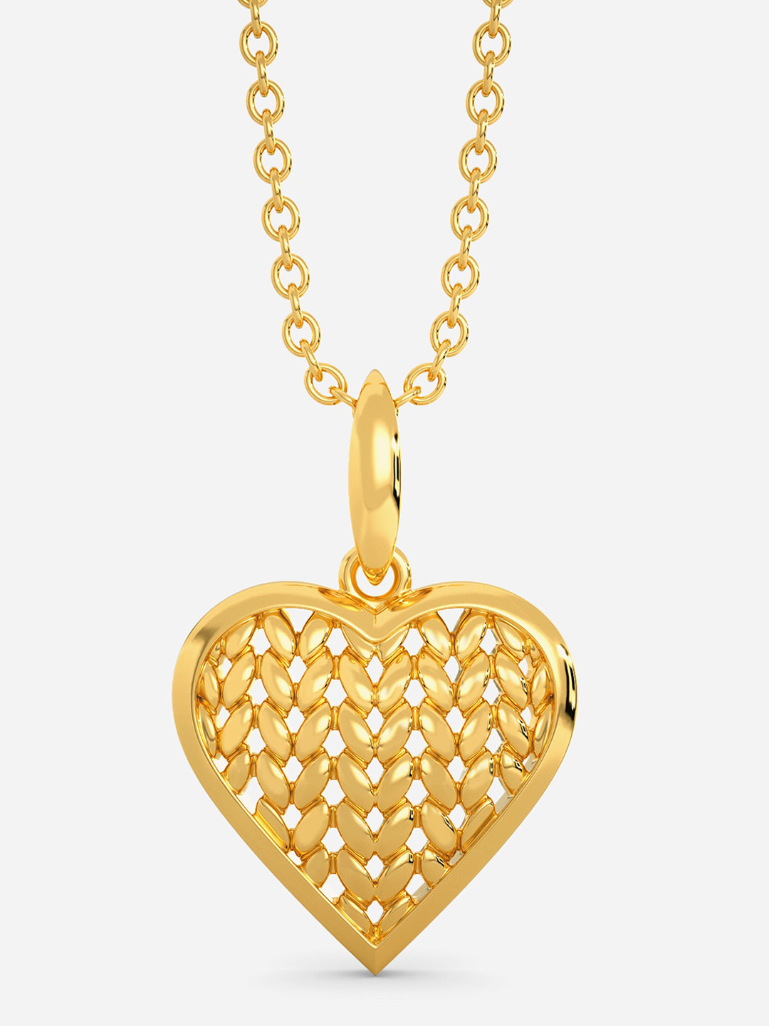 

MELORRA Knitted to Love 18KT Gold Pendant-2.5gm