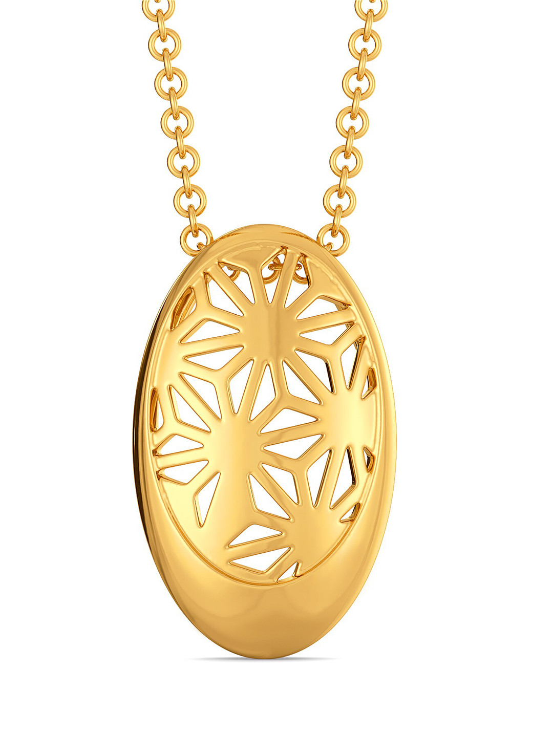 

MELORRA Lacy Reveal 18KT Gold Pendant-1.9gm