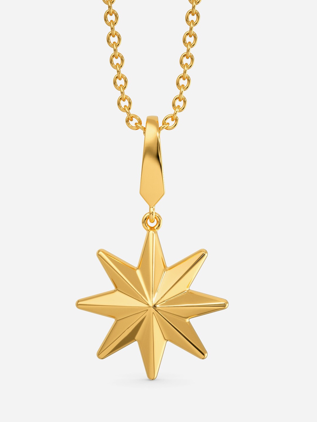 

MELORRA Sci-Fi Getaway 18KT Gold Pendant-3.15gm