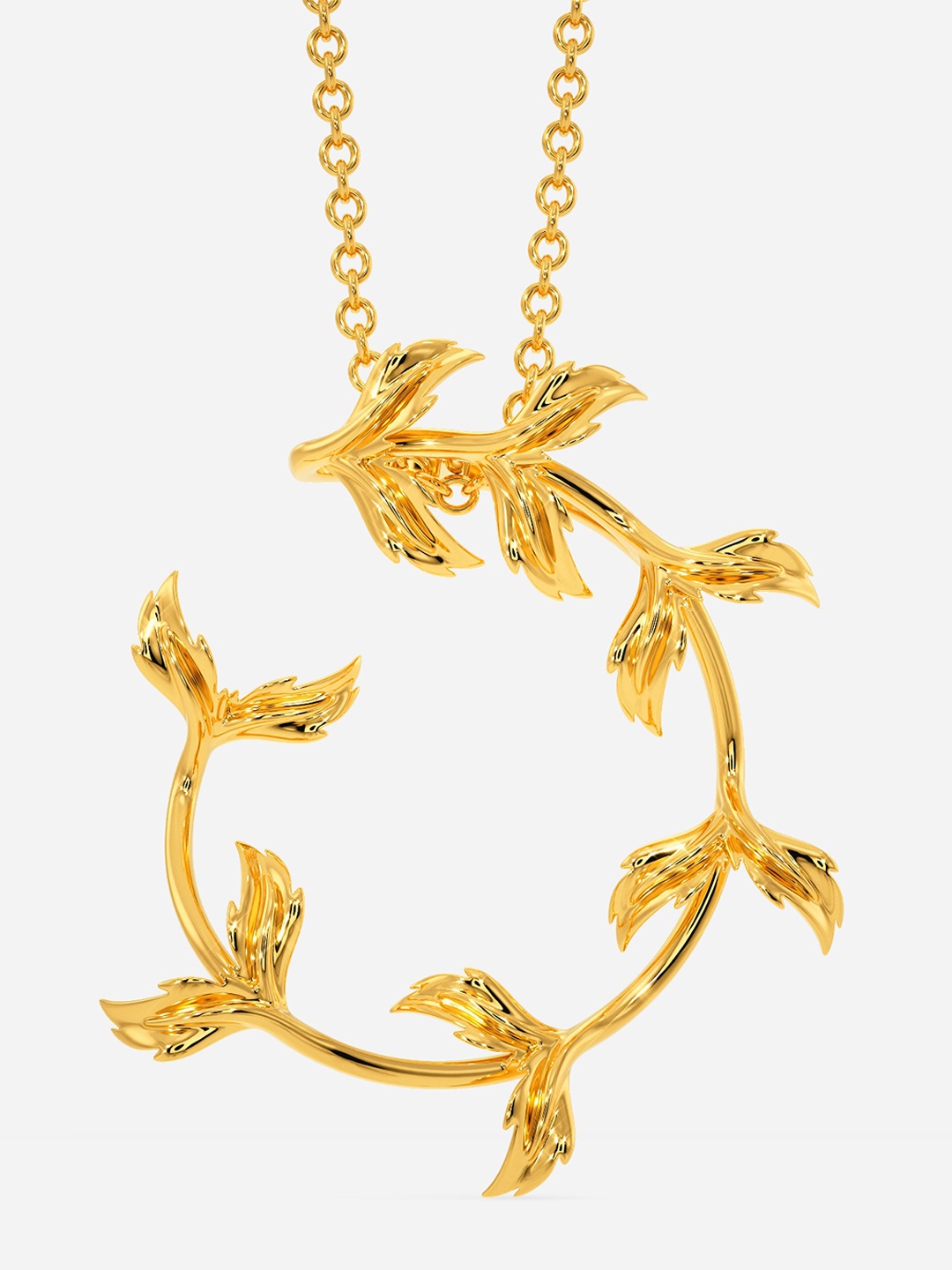 

MELORRA Wreath Of Greek 18KT Gold Pendant-3.26gm